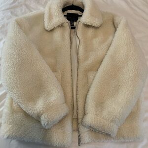 ASOS Cream Teddy Jacket